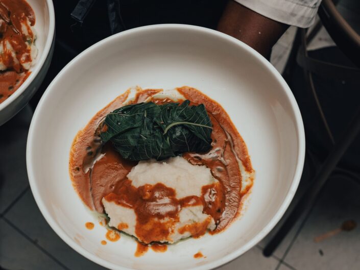 Plated dish shoot